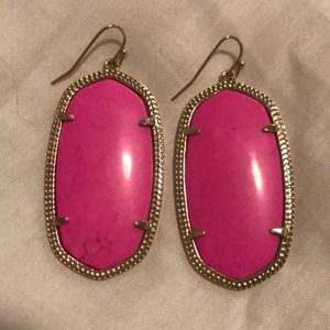 Hot Pink Danielle Kendra Scott Earrings